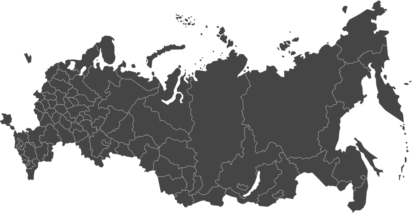 Карта регионов работы
